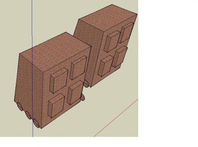 Proyecto de Puente levadizos Google SketchUp